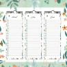 Calendrier Perpetuel Anniversaire Mural Francais pour Famille, Bureau, Enfant (Vert)