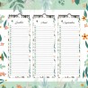 Calendrier Perpetuel Anniversaire Mural Francais pour Famille, Bureau, Enfant (Vert)