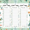 Calendrier Perpetuel Anniversaire Mural Francais pour Famille, Bureau, Enfant (Vert)