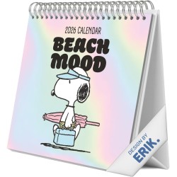 Grupo Erik - Calendrier de Bureau 2026 Snoopy | Calendrier Mensuel 17x20cm - De Janvier à Décembre 2026