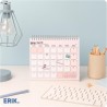 Grupo Erik - Calendrier de Bureau 2026 Snoopy | Calendrier Mensuel 17x20cm - De Janvier à Décembre 2026