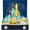 Calendrier de bureau 2026 3D avec lumière LED - Bricolage de papier - Décoration de bureau - Cadeau de Noël, décoration de burea