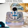 Calendrier de bureau 2026 3D avec lumière LED - Bricolage de papier - Décoration de bureau - Cadeau de Noël, décoration de burea