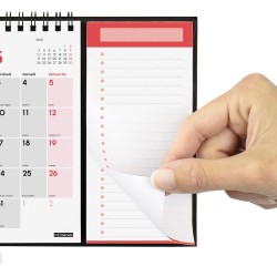 Finocam – Calendrier Neutre avec Aimant pour écrire 2025 1 mois par page Janvier 2025 – Décembre 2025 (12 mois) Français