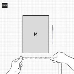 Finocam – Calendrier Neutre Mural pour écrire Deux colonnes 2025 1 mois par page Janvier 2025 – Décembre 2025 (12 mois) Français