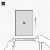 Finocam – Calendrier Neutre Mural pour écrire Deux colonnes 2025 1 mois par page Janvier 2025 – Décembre 2025 (12 mois) Français
