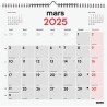 Finocam – Calendrier Neutre Mural pour écrire 2025 1 mois par page Janvier 2025 – Décembre 2025 (12 mois) Français