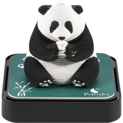 Calendrier 3D 2026 à déchirer - Calendrier de bureau 365 jours avec lumières et socle - Utilisez des sculptures en papier d'art 