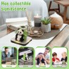 Calendrier 3D 2026 à déchirer - Calendrier de bureau 365 jours avec lumières et socle - Utilisez des sculptures en papier d'art 