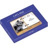 DRAEGER PARIS - Coffret éphéméride Agenda Yvon 2025-7 langues - 365 feuillets et socle en bambou réutilisable - 1 photo pour cha