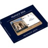 DRAEGER PARIS | Coffret Agenda éphéméride Yvon France janvier-dec 2024 | Socle bambou | 365 jours 365 feuillets | Agenda bureau 