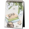 Kokonote - Calendrier de Bureau 2026 Self Care Club | Calendrier Mensuel 15x20cm - De Janvier à Décembre 2026