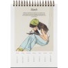 Kokonote - Calendrier de Bureau 2026 Self Care Club | Calendrier Mensuel 15x20cm - De Janvier à Décembre 2026