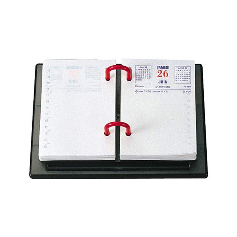 Socle plastique pour éphéméride