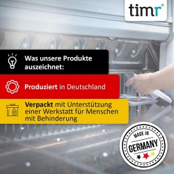 Timr Remplaçant Calendrier 2026 et 2027 avec anneau I Magnétique I Pour calendrier de table en acier inoxydable brossé I Idée ca