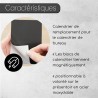 Timr Calendrier de remplacement 4 mois 2026 et 2027 I Magnétique I Pour calendrier de bureau en acier inoxydable brossé I Idée c