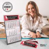 Calendrier de table Timr en acier inoxydable à poser I Citations de bureau I pour 2 ans 2026/2027 I Bloc calendrier 3 mois avec 