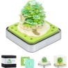 Calendrier 3D 2026, Calendrier de Bureau avec Lumières&Arbre, 3D Bloc-Notes en Papier Sculpté, Notes Autocollantes,3d Calendrier