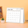 SKYDUE Calendrier de table 2025-2026 - De juillet 25 à décembre 26 - Calendrier de table 2026 - À poser - Calendrier mensuel 202