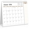 SKYDUE Calendrier de table 2025-2026 - De juillet 25 à décembre 26 - Calendrier de table 2026 - À poser - Calendrier mensuel 202