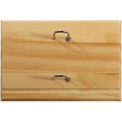 Exacompta - 35280E - Socle pour Bloc-pratic - 8,2 x 12 cm - En bois