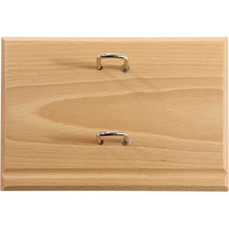 Exacompta - 35282E - Socle luxe en acajou pour bloc-pratic