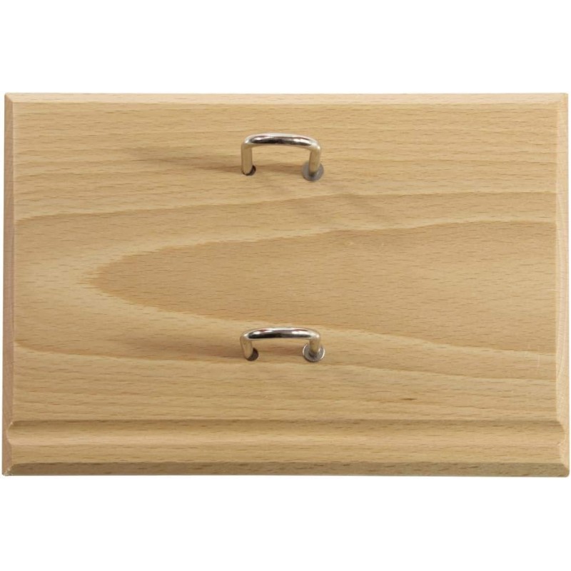 Exacompta 35281E Socle luxe en chêne pour bloc-pratic -