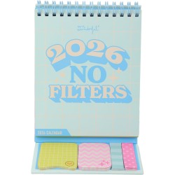 Mr Wonderful - Petit calendrier de bureau 2026 - No Filters