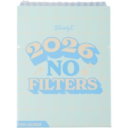 Mr Wonderful - Petit calendrier de bureau 2026 - No Filters