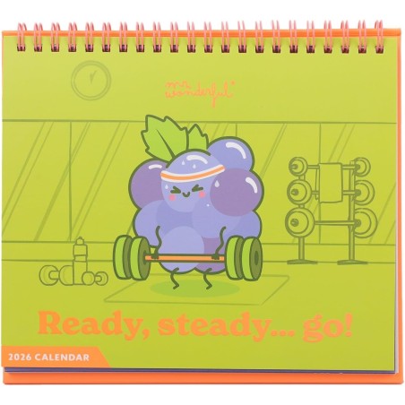 Mr. Wonderful - 2026 Desk Calendar - Ready, Steady... go!