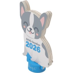 Mr. Wonderful - 2026 desk calendar with stand - Bulldog