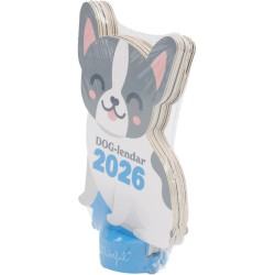 Mr. Wonderful - 2026 desk calendar with stand - Bulldog