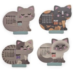 Mr. Wonderful - 2026 Desk Calendar with Stand - MEOW-lendar