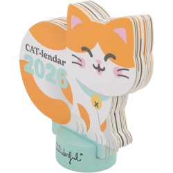 Mr. Wonderful - 2026 Desk Calendar with Stand - MEOW-lendar