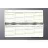 SIGEL C2680 Calendrier de bureau 2026, large, couverture rigide | Calendrier, Planificateur, Agenda hebdomadaire, Organisateur, 