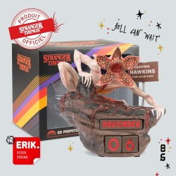 Grupo Erik - Figurine Stranger Things, Calendrier Perpétuel Démogorgon | Figurine Calendrier, Calendrier 3D, pour Enfant, Cadeau