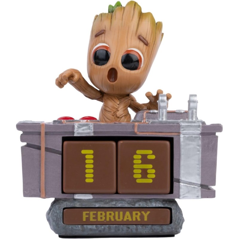 Grupo Erik - Calendrier Perpétuel Marvel, Bébé Groot | Figurine Calendrier, Calendrier 3D, pour Enfant, Cadeaux Geek