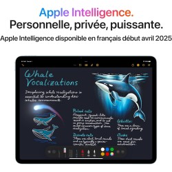 Apple iPad Air 11 Pouces avec Puce M3 : Apple Intelligence, écran Liquid Retina, 512 Go, caméras Avant/arrière 12 Mpx, Wi-FI 6E,