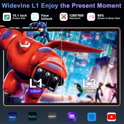 Nouvelle 2025 Tablette 10 Pouces Android 14 avec 22Go RAM+128Go ROM(TF/2To),Tablette Tactile avec 5G+2.4G WiFi, Octa-Core 2.0Ghz