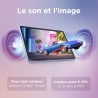 Lenovo tab - tablette tactile 10.1'' wuxga (mediatek helio g85, 8coeurs, ram 4go, 64go emmc 5.1, android 14, wifi5 + bleutooth) 