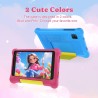 Tablette enfants 7 pouces android 13 tablette pour enfant 5gb ram 32gb rom(tf 128gb) contrôle parental, gms, wifi, bleutooth, ki