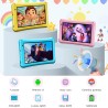 Tablette Enfants 7 Pouces, Android 13, 8Go RAM 64Go ROM, Tablette Tactile Octa-Core, 5MP+8MP Caméra HD, Contrôle Parental, Houss