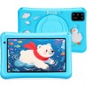 Tablette Enfants 7 Pouces, Android 13, 8Go RAM 64Go ROM, Tablette Tactile Octa-Core, 5MP+8MP Caméra HD, Contrôle Parental, Houss