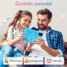 Tablette Enfants 7 Pouces, Android 13, 8Go RAM 64Go ROM, Tablette Tactile Octa-Core, 5MP+8MP Caméra HD, Contrôle Parental, Houss