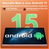2025 Tablette Android 15 10 Pouces Écran IPS HD [30Go RAM] 128Go + TF 1To - Octo-Core, 8000mAh, Corps intégré en métal, 5MP+8MP,