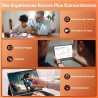 2025 Tablette Android 15 10 Pouces Écran IPS HD [30Go RAM] 128Go + TF 1To - Octo-Core, 8000mAh, Corps intégré en métal, 5MP+8MP,