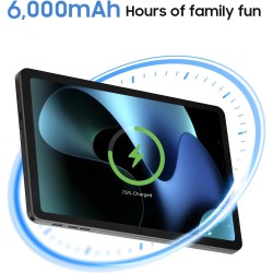 Tablette-2025 | Écran HD 10 Pouces | Android 15 | Processeur Octa-Core pour le gaming |13MP + 5MP | 6000 mAh | 8 Go de RAM+128 G