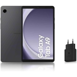 Samsung Galaxy Tab A9 Tablette Android, 64 Go de Stockage, Grand écran 8.7", 4G, Son riche, Débloqué, Anthracite, avec Chargeur 