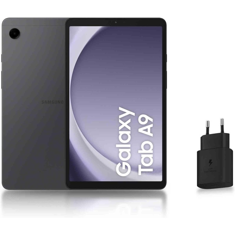 Samsung Galaxy Tab A9 Tablette Android, 64 Go de Stockage, Grand écran 8.7", 4G, Son riche, Débloqué, Anthracite, avec Chargeur 