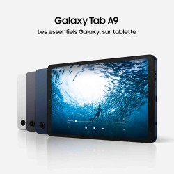 Samsung Galaxy Tab A9 Tablette Android, 64 Go de Stockage, Grand écran 8.7", 4G, Son riche, Débloqué, Anthracite, avec Chargeur 